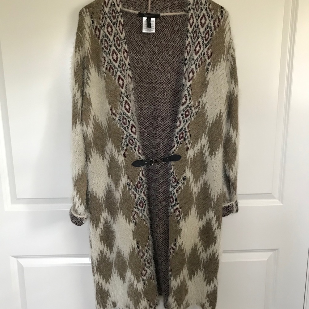 BCBG Long Boho Cardigan